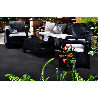 Keter Corfu Triple Lounge Set Keter Corfu Triple Lounge Set